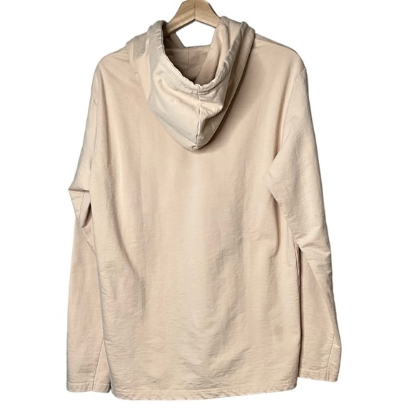 FRANK AND OAK Organic Cotton Long Sleeve Hooded Sweatshirt MADE IN INDIA US Sz M - Picture 4 of 9